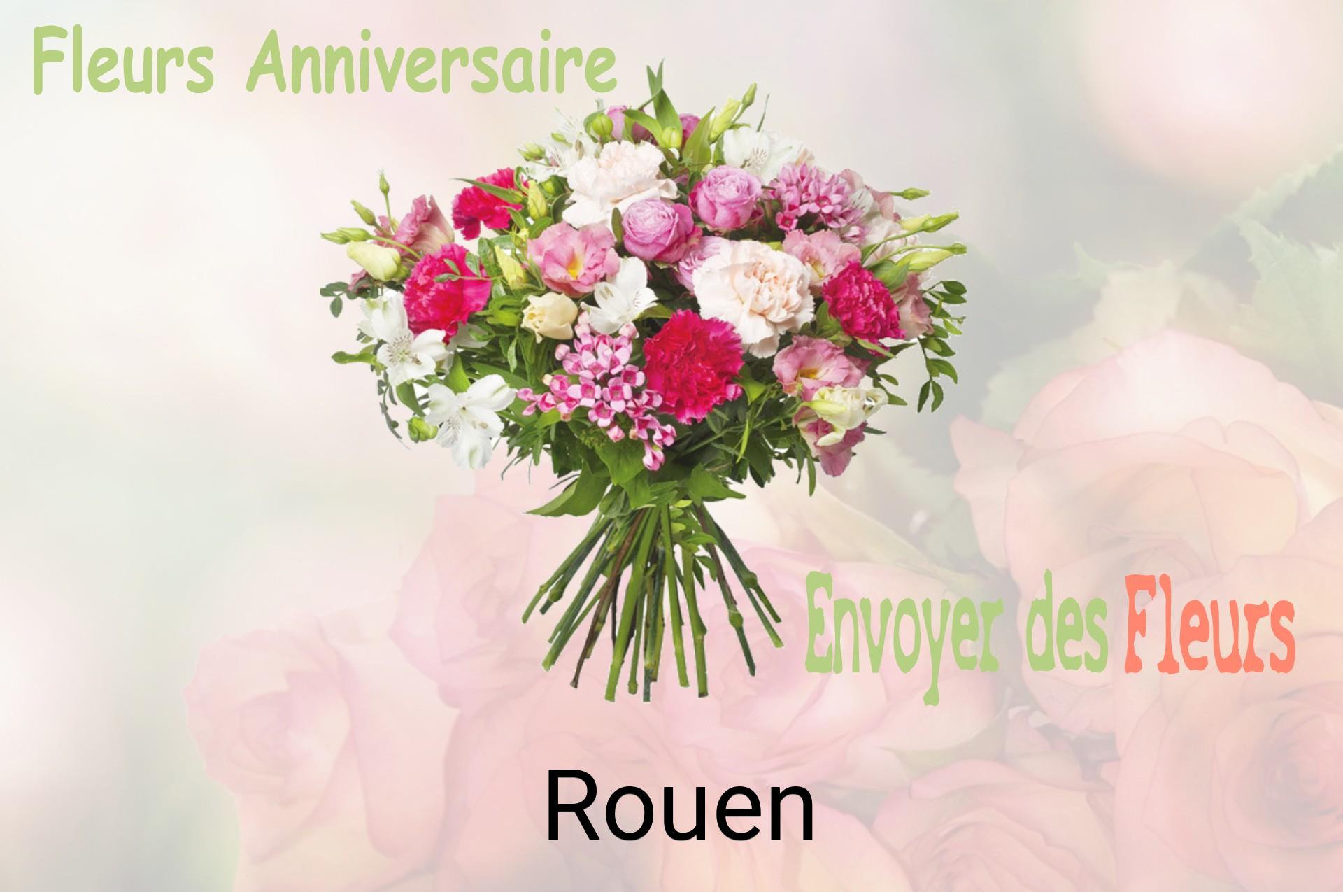 Bouquet de fleurs d’anniversaire livré à Rouen