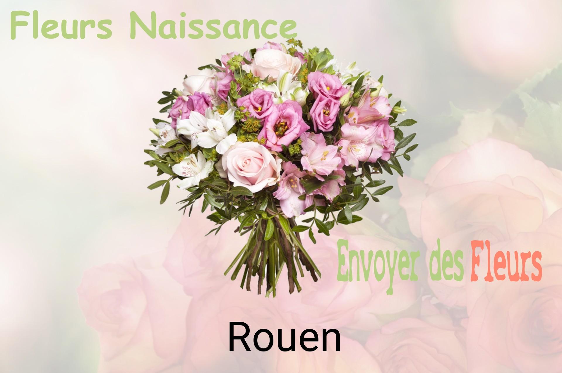 Bouquet de fleurs de naissance livré à Rouen
