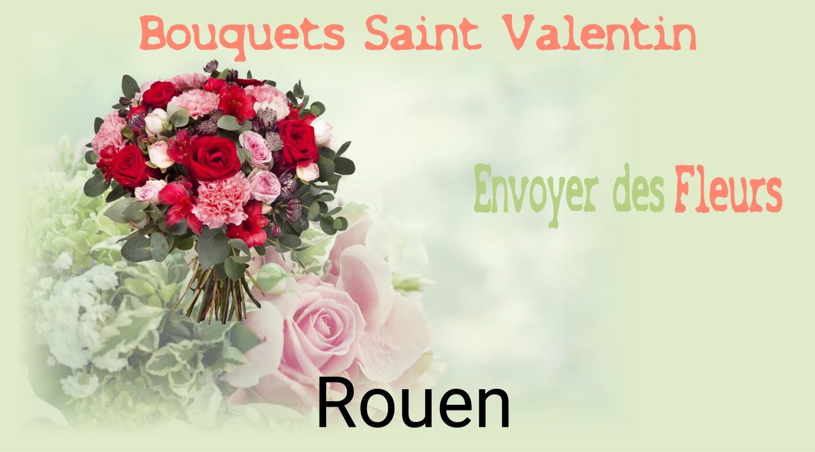 Roses de Saint-Valentin livrées à Rouen